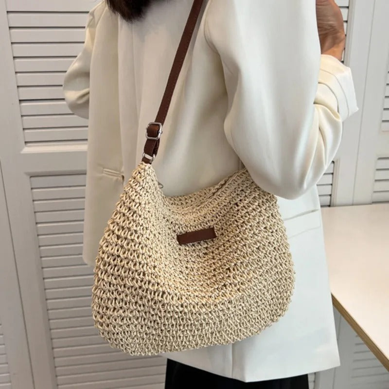 Léonie – Sac bandoulière tressé