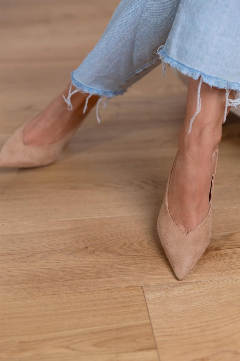 Claudia™ | Escarpins nude élégants