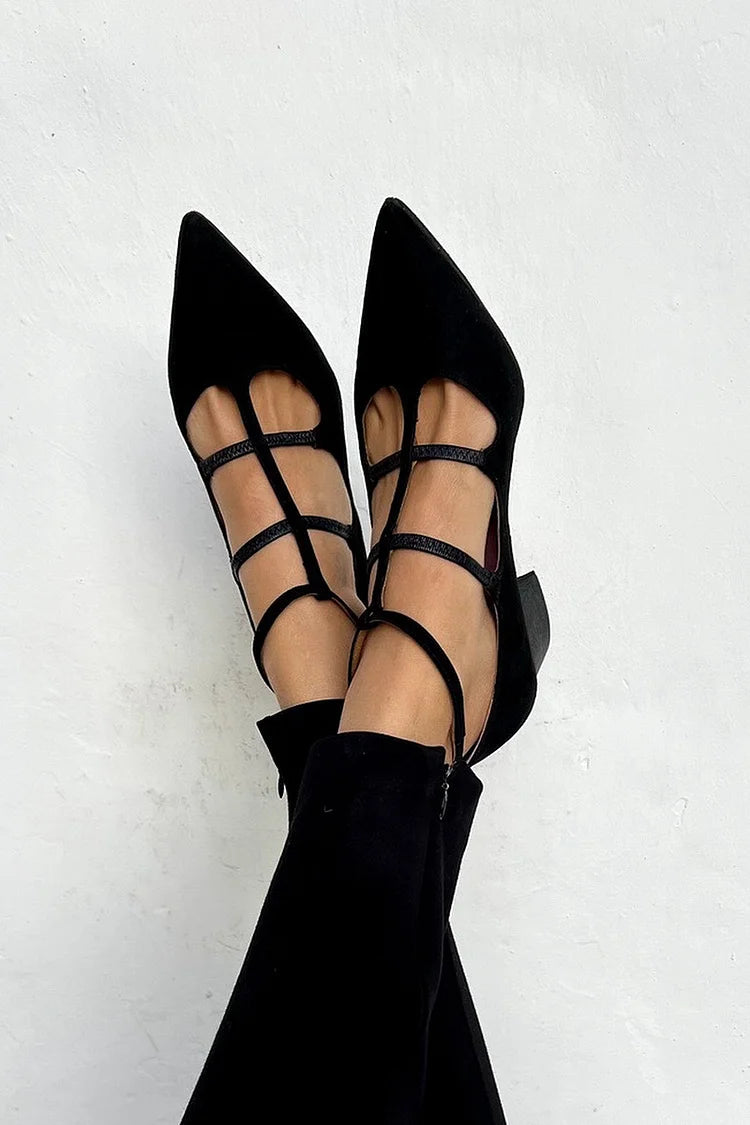 CAMILLA | Ballerines Élégantes à Bout Pointu
