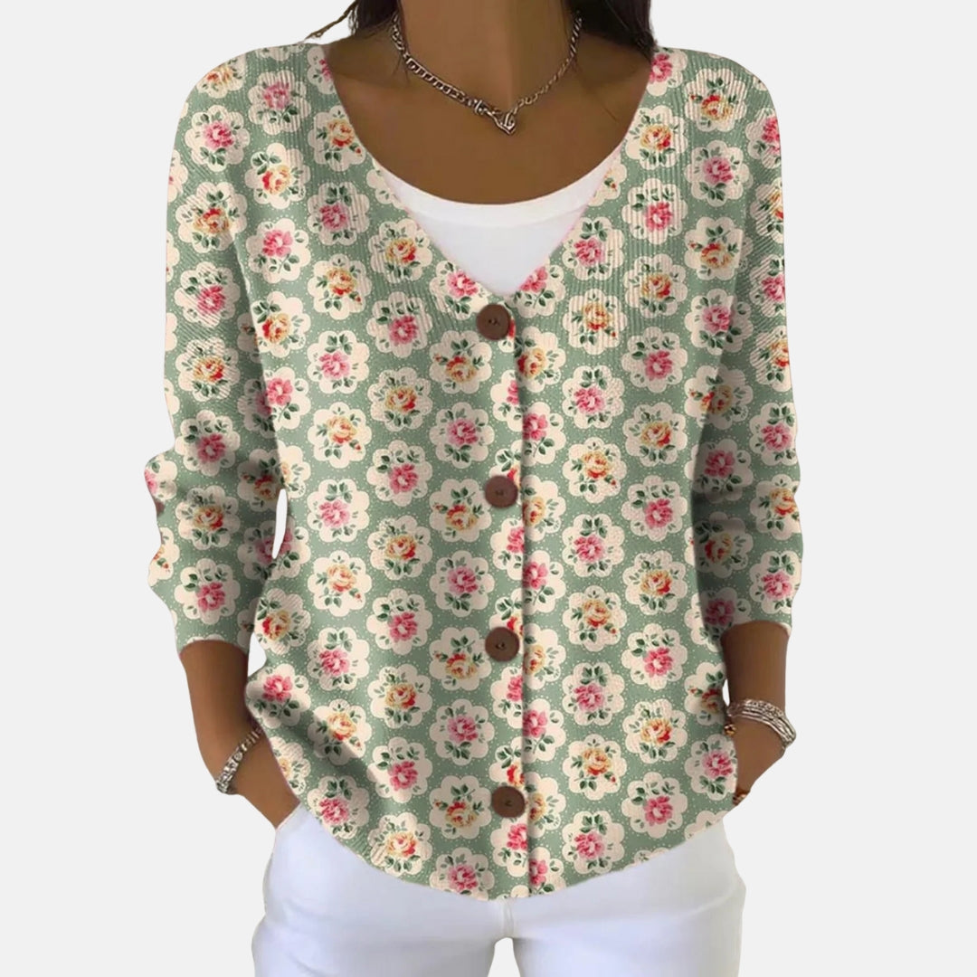 Solenne - Cardigan Élégant pour le Confort Quotidien