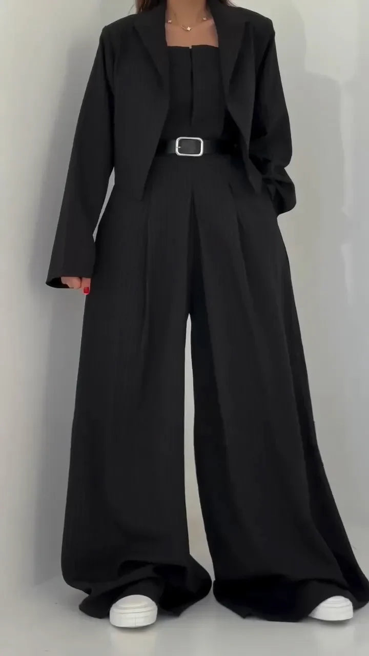Clémence - Ensemble Femme Bustier + Veste – Style Élégant & Tendance