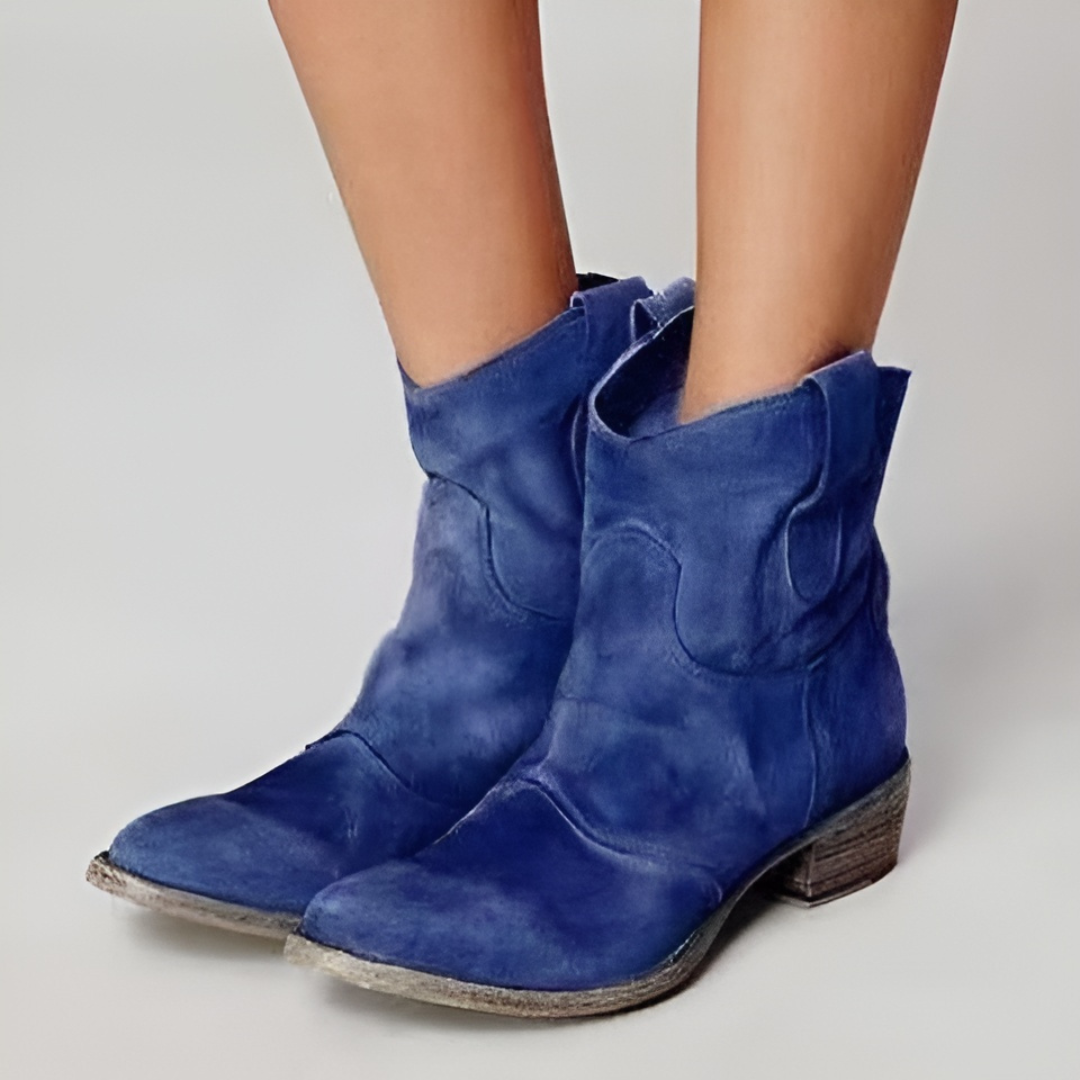 Alessia – Bottines en Suédine