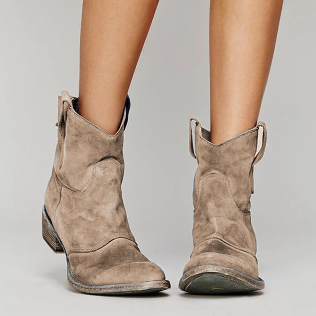 Alessia – Bottines en Suède