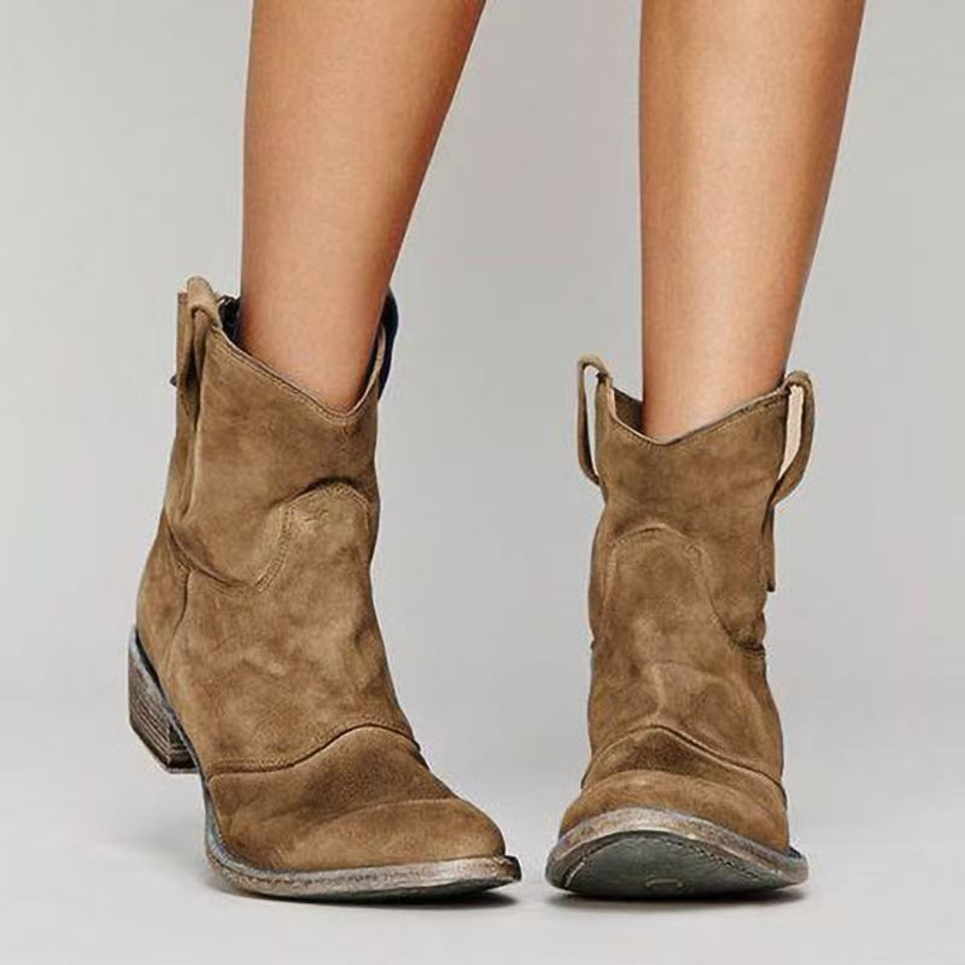 Alessia – Bottines en Suédine