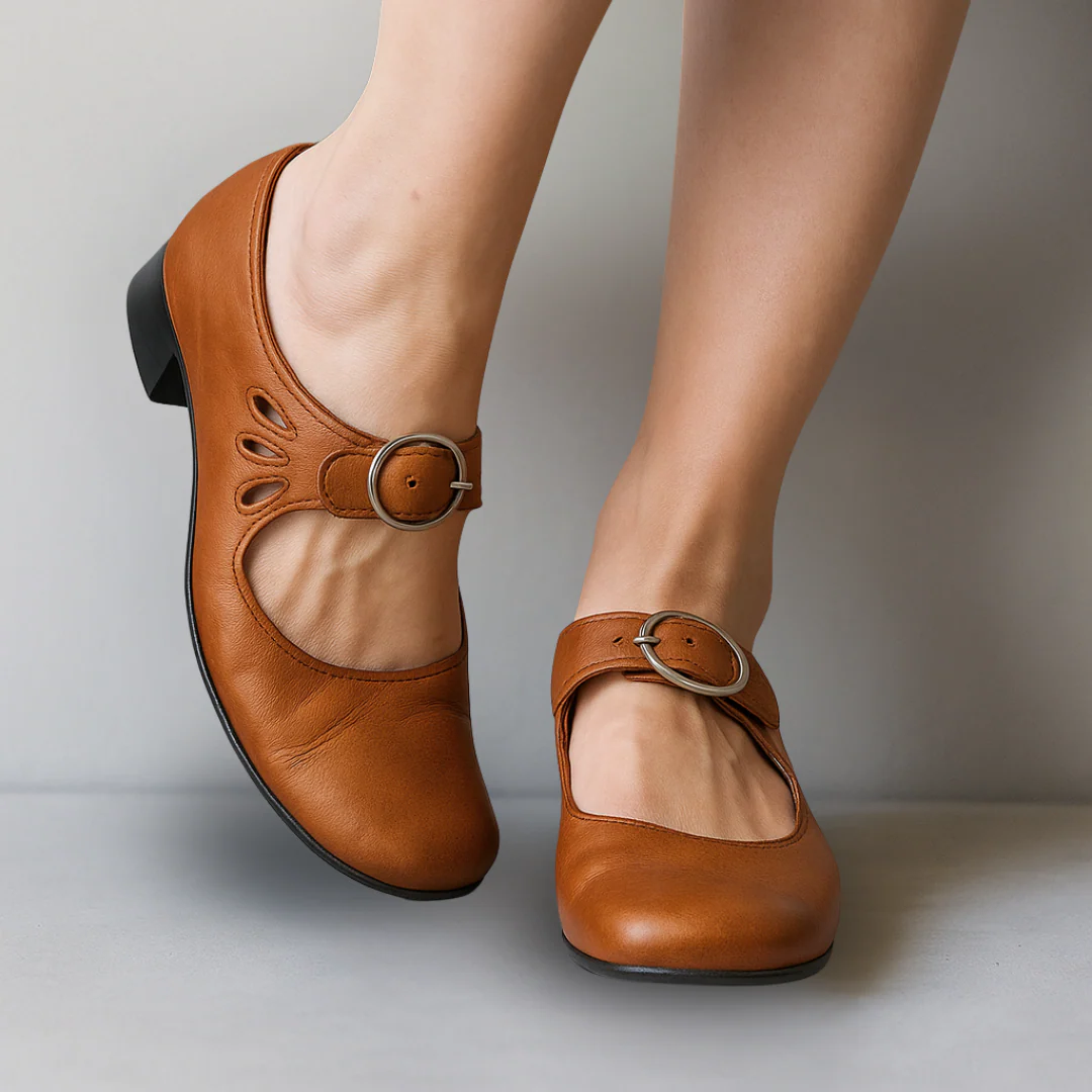Giovanna® | Mocassins orthopédiques en cuir ⏐ Édition premium