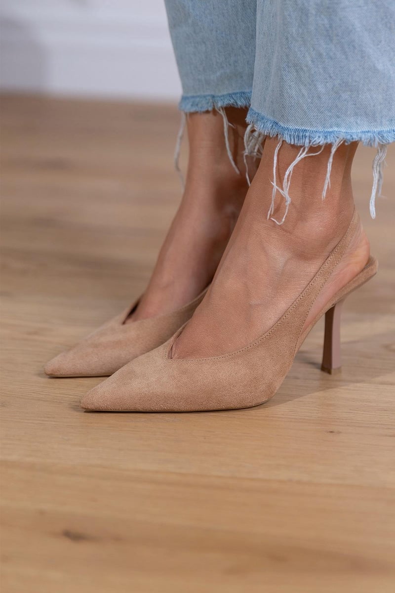 Claudia™ | Escarpins nude élégants